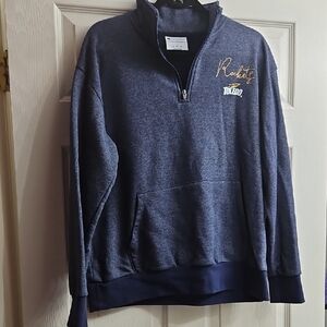Champion Navy Zip-Up Sweater